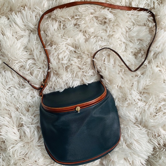Bottega Veneta Handbags - Vintage Bottega Veneta Creel Black Embossed Bag